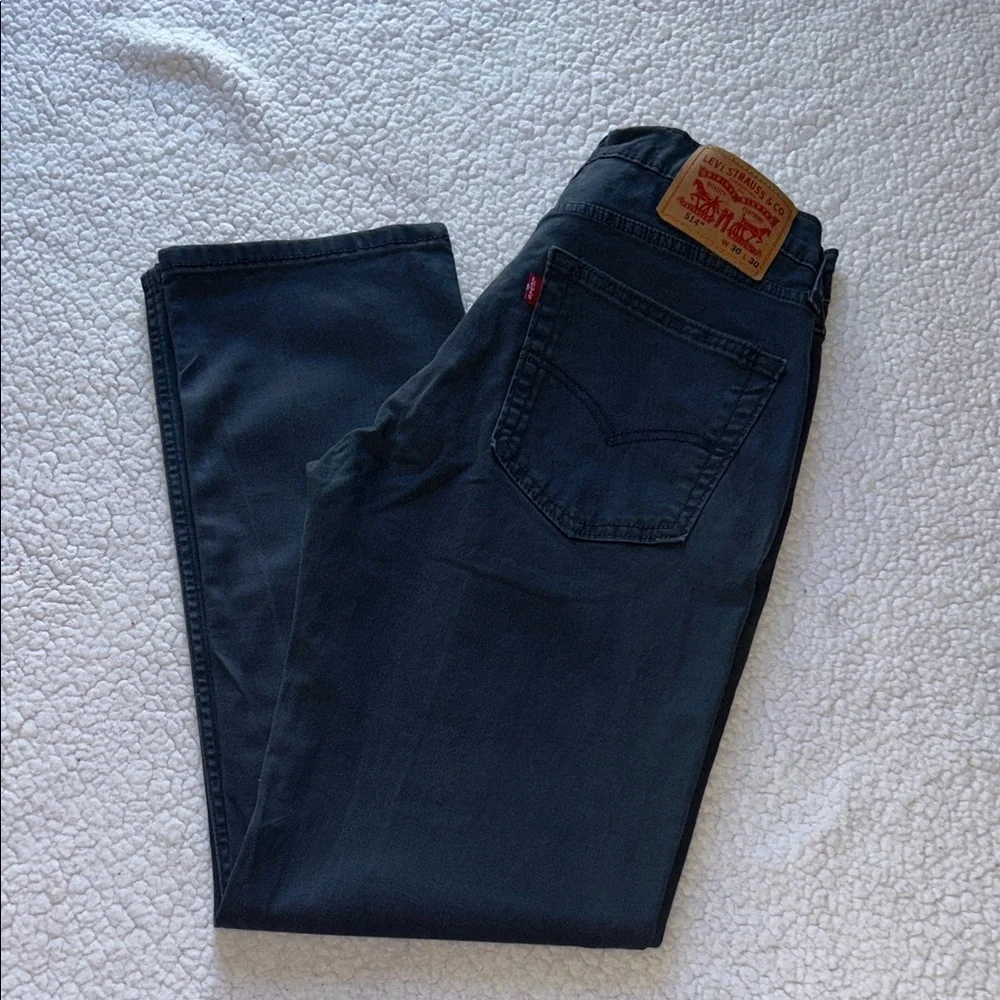 Levi's Men's Dark Gray Straight Jeans